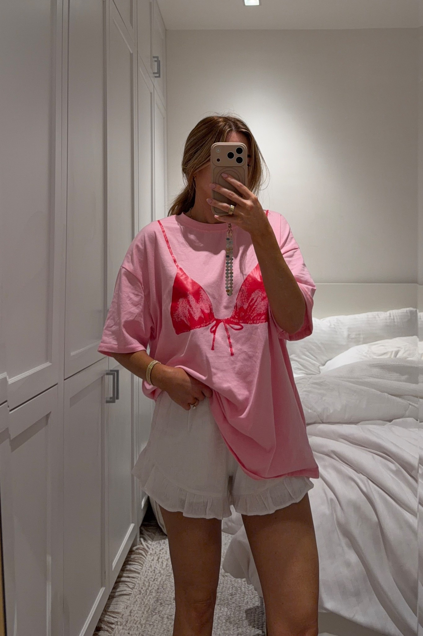 amazon tee: medium // shorts: xs