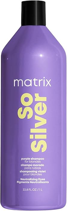 Matrix So Silver Purple Shampoo - Neutralizes Yellow Tones, Color Depositing, Brightening & Tonin... | Amazon (US)