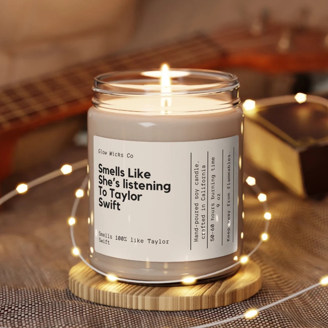 Personalizable Taylor Swift Gift Candle Swifte Gift Taylor Gift Gift for Her Swifte Custom Taylor... | Etsy (US)