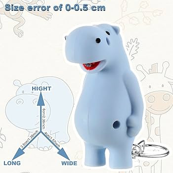 Kenning 6 Pieces Animal Flashlight Keychain Mini Pediatric Nurse Flashlight Badge Reel Pediatric ... | Amazon (US)