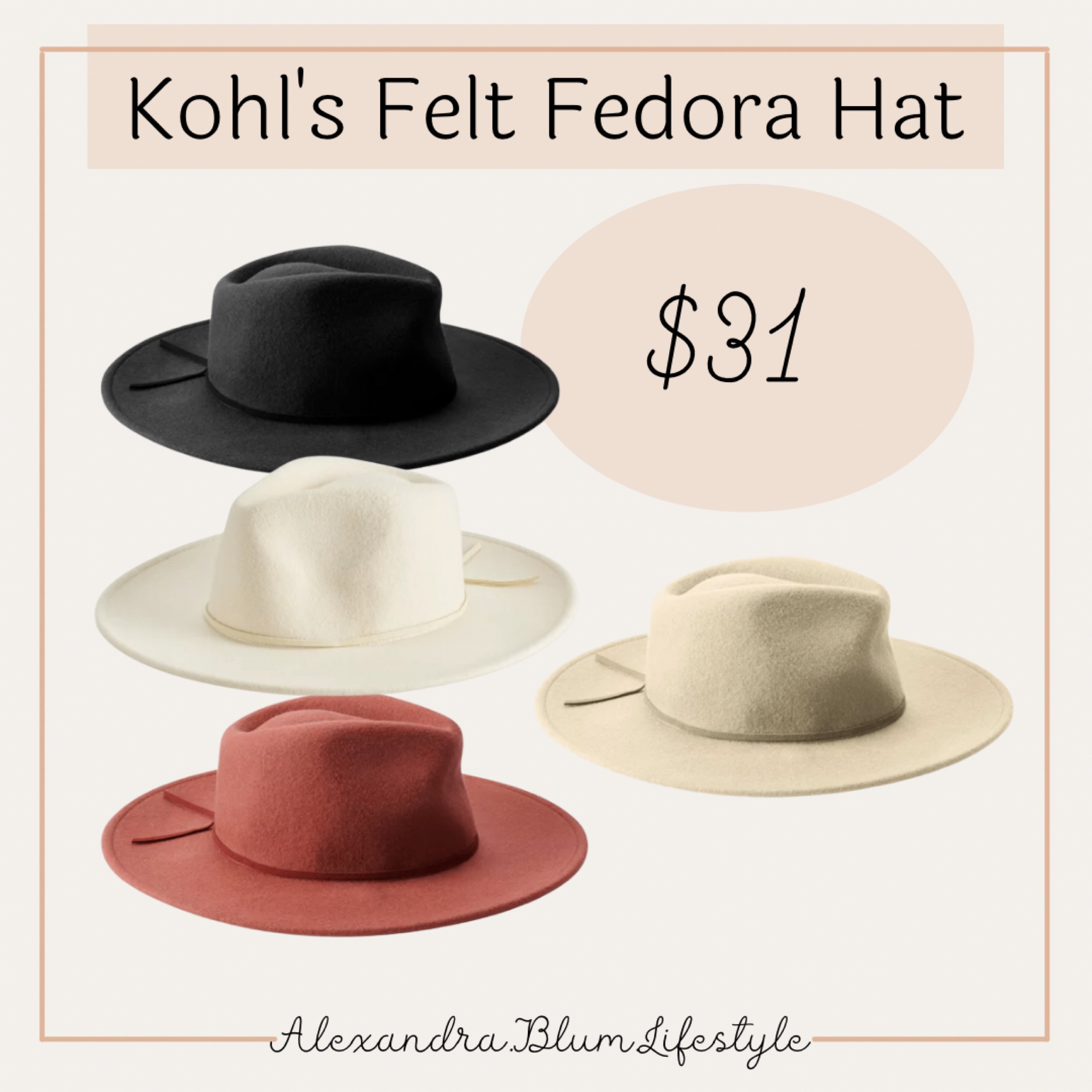 Fedora hat hot sale kohls