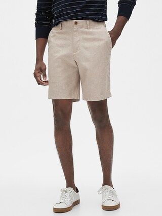 10" Aiden Slim-Fit Linen Shorts | Banana Republic Factory