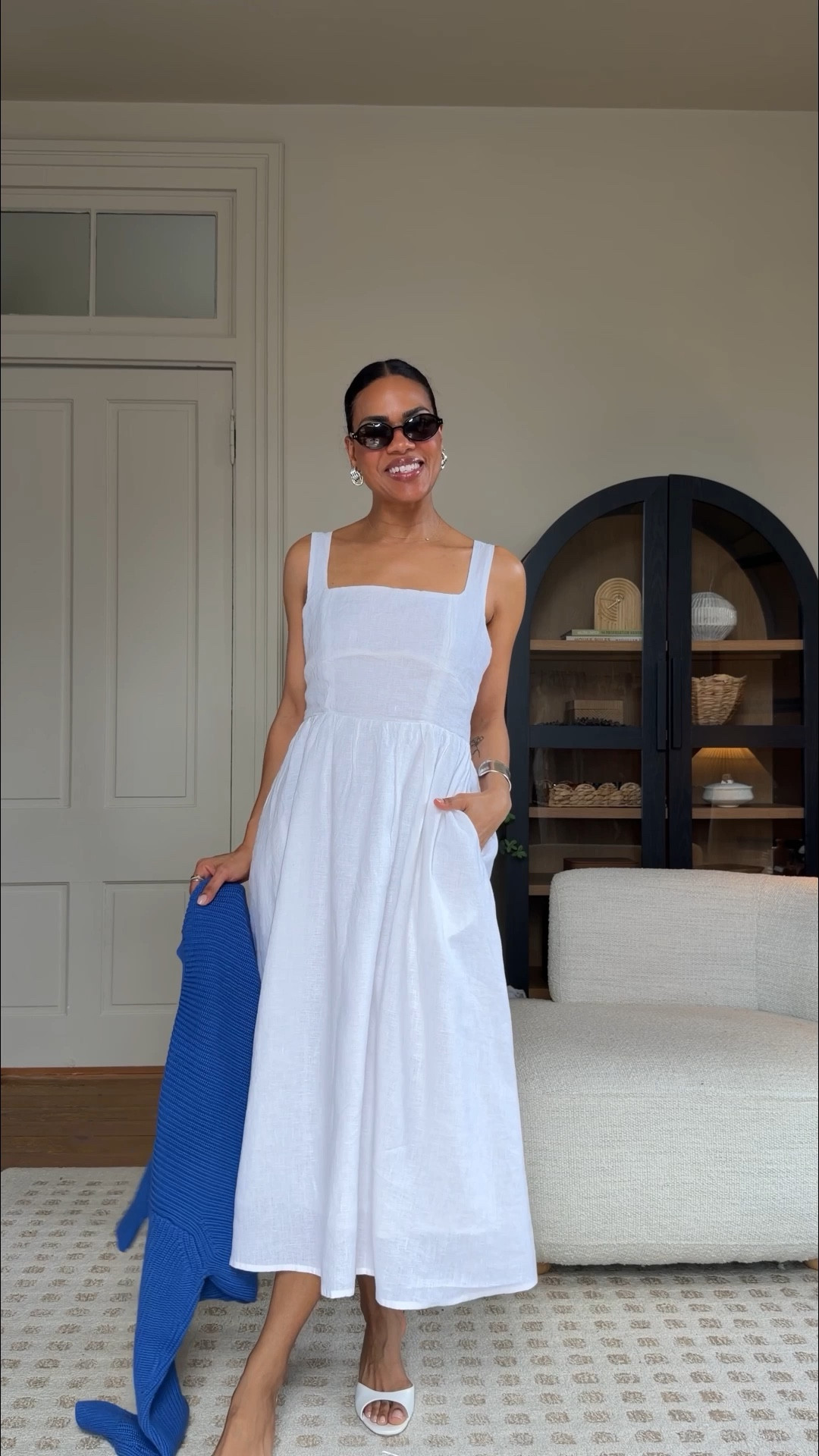 Love this activewear from Quince   it’s soft, high quality and affordable. Racerback tank with built in bra, rain coat with large enough bill that it would cover a hat, has buttons, zipper and drawstring. It’s the perfect transitional weather coat for my hot girl walks! 

Dresses: 1 & 2; white and flax linen lined, size down. 3; red linen lined with pockets, tts. 4; cotton poplin lined smocked bodice with pockets, tts. 5; stretchy feels like loungewear jersey fit and flare, tts. 6; lightweight crepe halter mini, tts!


#LTKActive #LTKSeasonal #LTKOver40