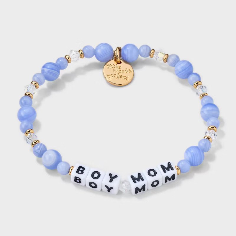 Little Words Project Boy Mom Beaded Bracelet - Blue | Target