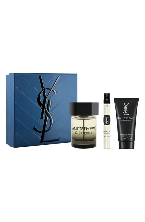 Yves Saint Laurent La Nuit de l'Homme Eau de Toilette Gift Set $175 Value at Nordstrom | Nordstrom