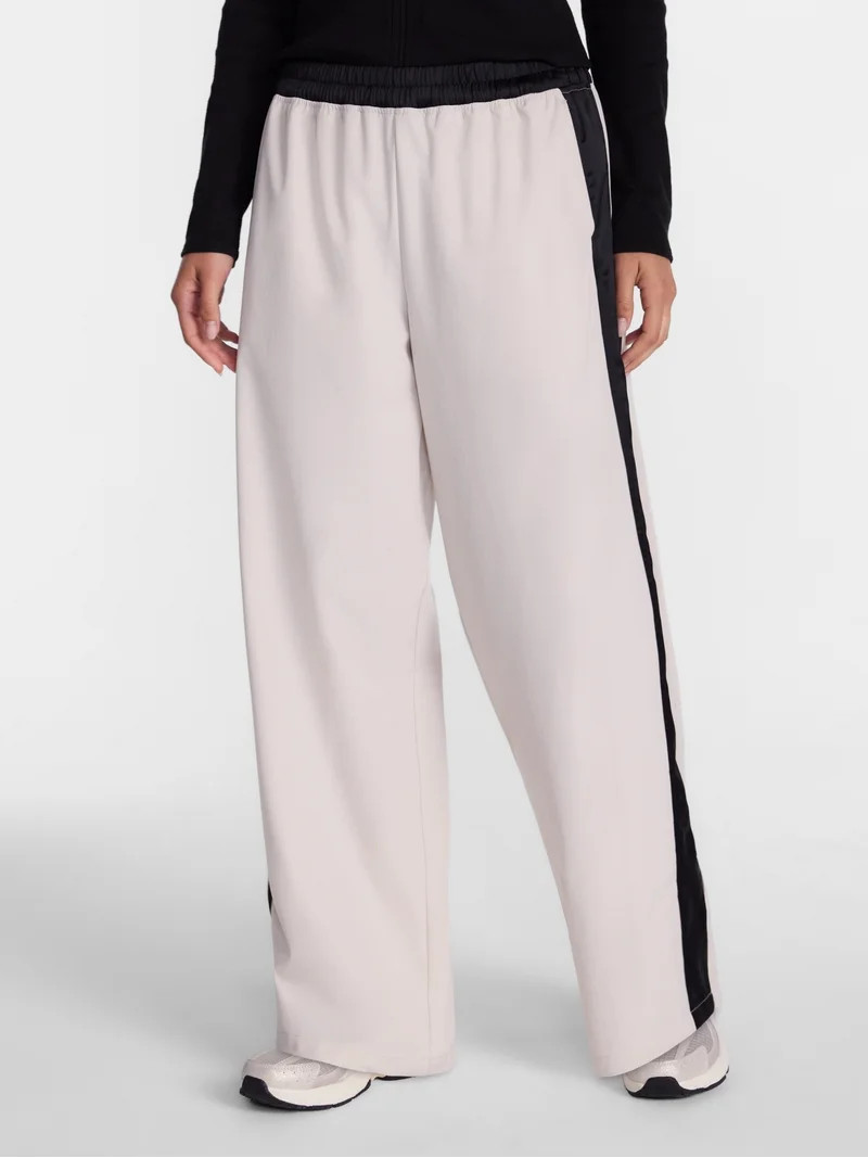 Avia Women's Color Blocked Wide Leg Pants, 29" Inseam, Sizes XS-XXL | Walmart (US)