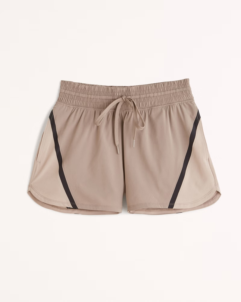 YPB motionTEK High Rise Lined Workout Short | Abercrombie & Fitch (US)