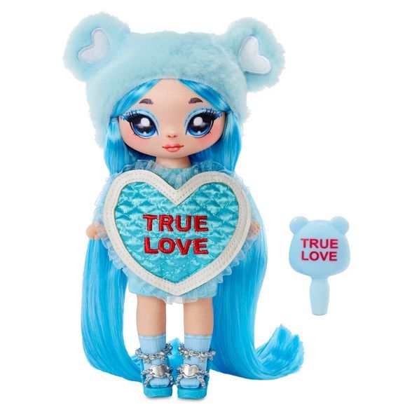 Na! Na! Na! Surprise Sweetest Hearts Lily Sarang Blue Heart Bear Stuffed Doll | Target