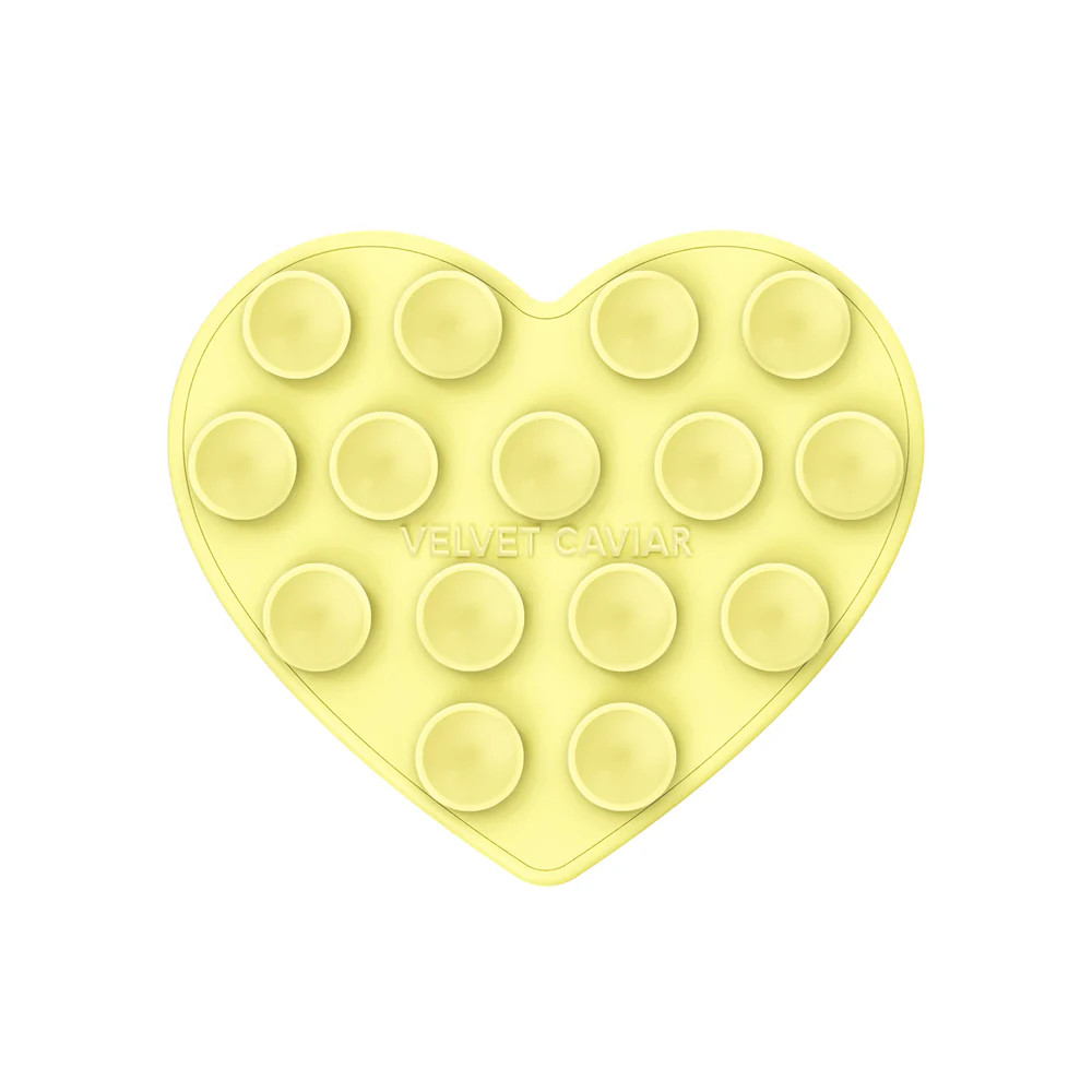 Butter Yellow Heart MagSafe MightyGrip | Velvet Caviar