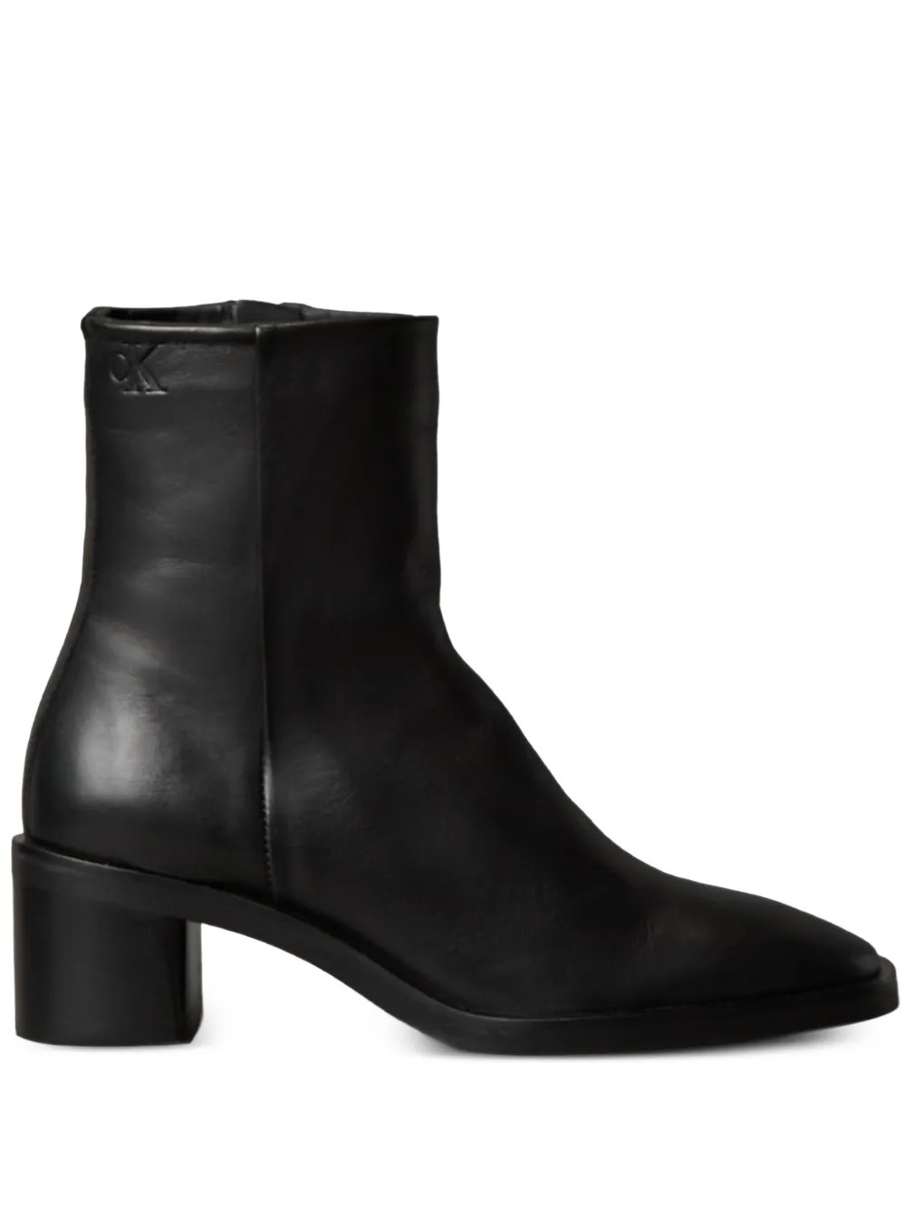 Calvin Klein 55mm logo-detail Ankle Boots | Black | FARFETCH EE | Farfetch Global