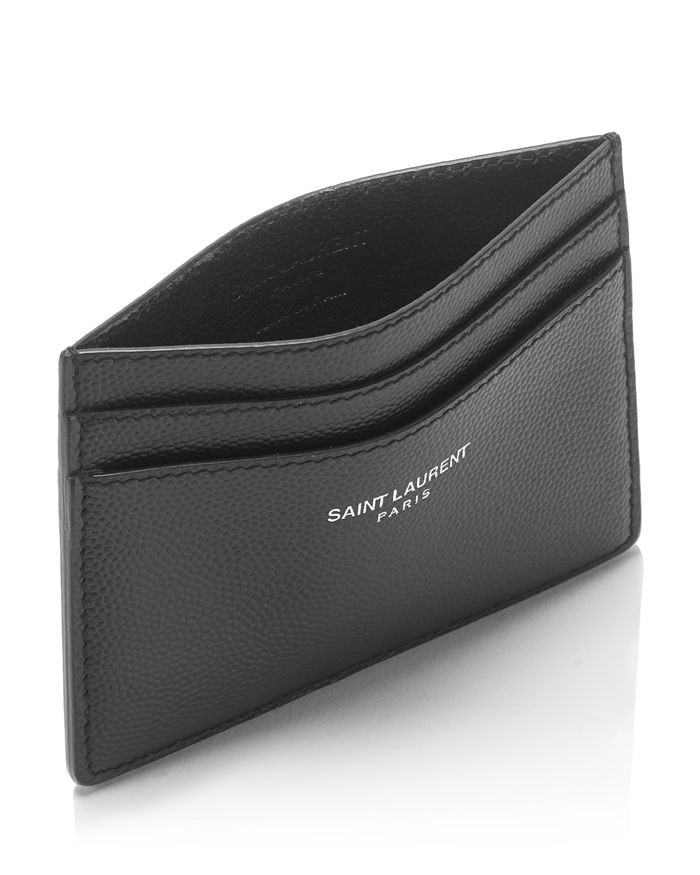 Saint Laurent Grain de Poudre Card Case Back to Results -  Men - Bloomingdale's | Bloomingdale's (US)
