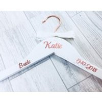 Personalised Bride coat hanger,bridal coat hanger, wedding hanger,wedding dress coat hanger, | Etsy (US)