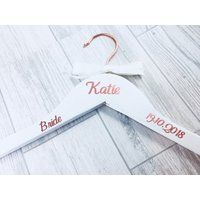 Personalised Bride coat hanger,bridal coat hanger, wedding hanger,wedding dress coat hanger, | Etsy (US)