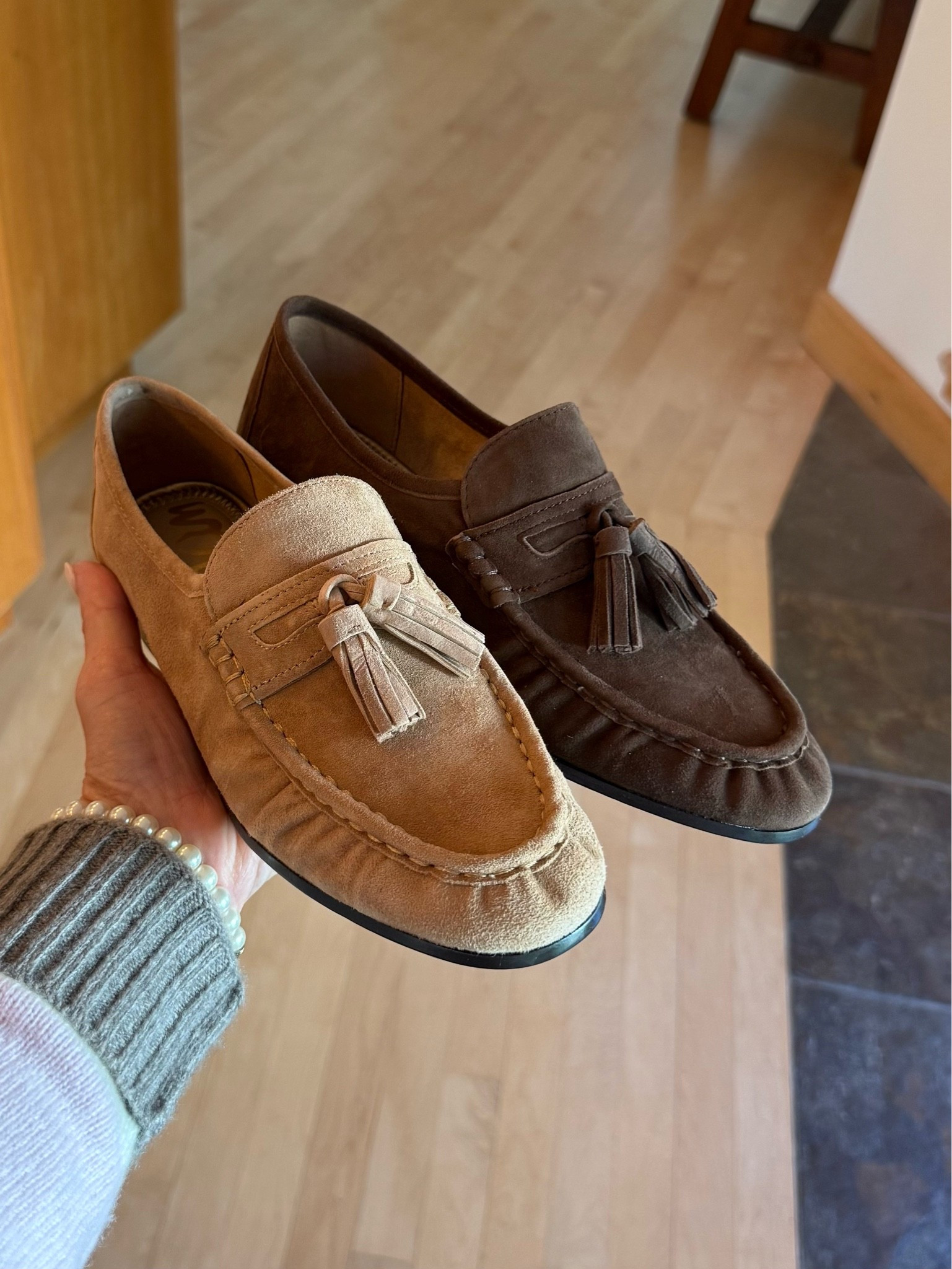 New designer-inspired loafers arrived. They are so comfortable, and I immediately wore them out the door! They run tts.

#LTKSeasonal #LTKOver40 #LTKPetite
