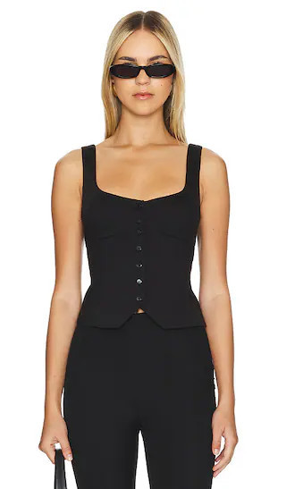 L'Academie by Marianna Evonne Top in Black. - size S | Revolve Clothing (Global)