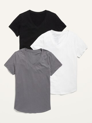 EveryWear V-Neck T-Shirt 3-Pack for Women | Old Navy (US)
