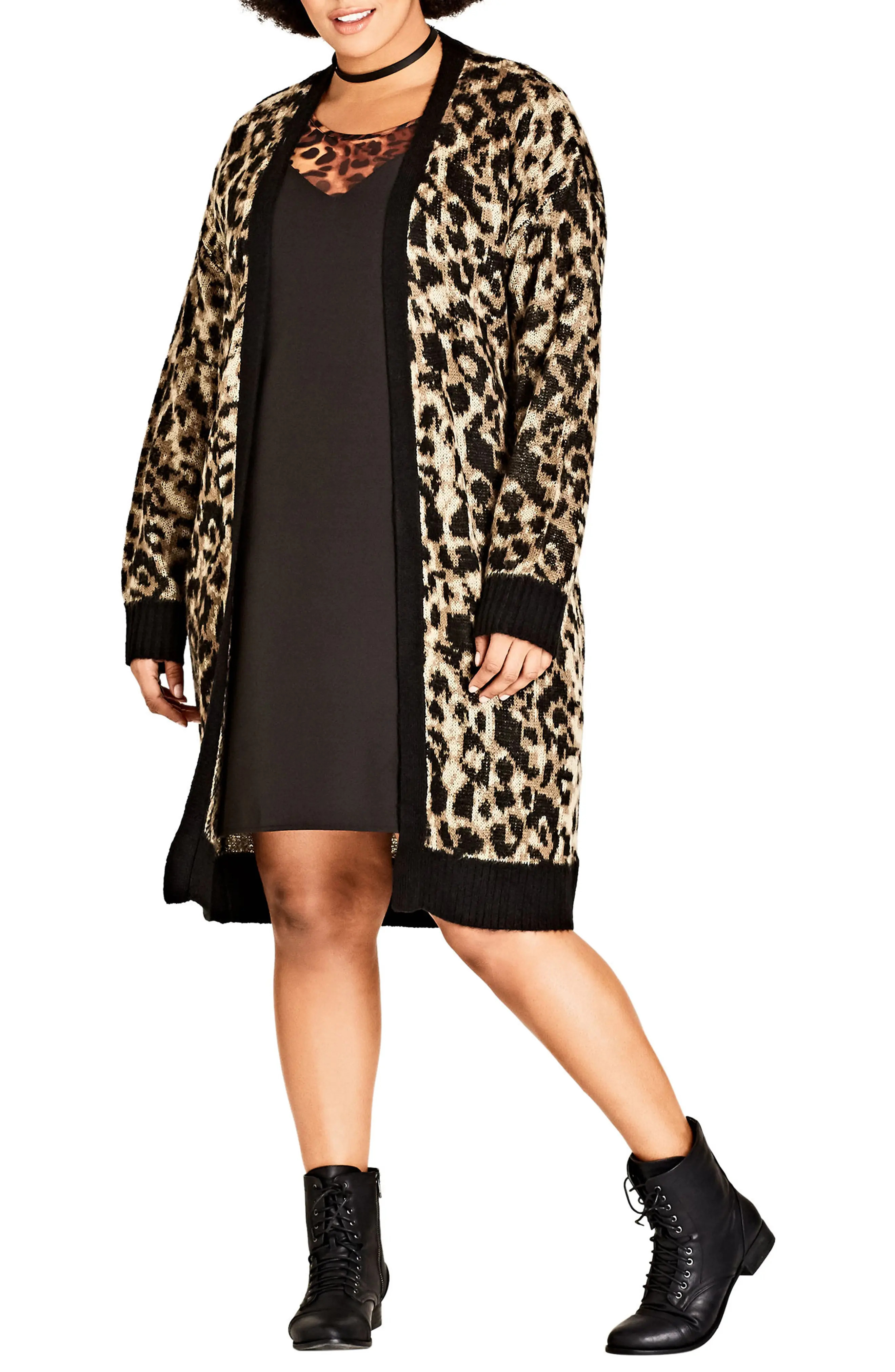 Leopard Print Long Cardigan | Nordstrom