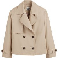 Trench corto abotonado Mujer Talla 50. Color Beige | La Redoute ES