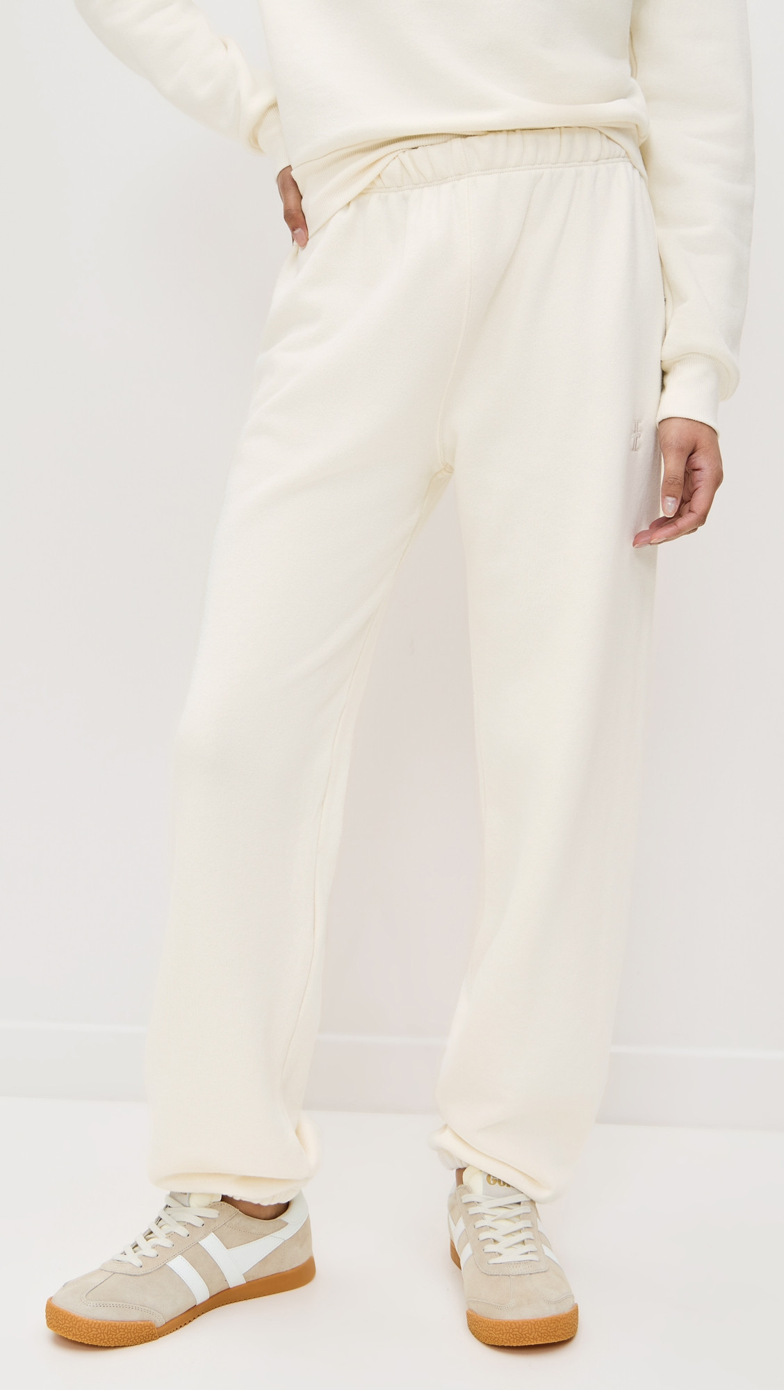 Éterne Classic Sweatpants Cream XL | Shopbop