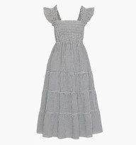 The Ellie Nap Dress - Black/Sand Gingham | Hill House Home US