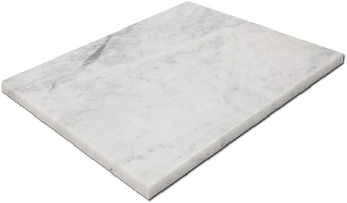Soulscrafts Natural Bianco Carrara Marble Cheese Pastry Board and Cutting Board 16x12x0.5 Inch | Amazon (US)