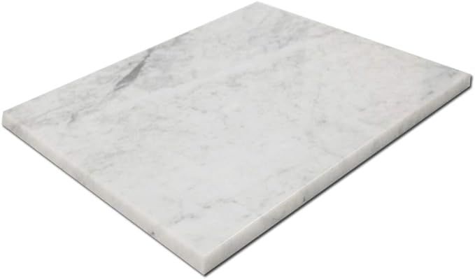 Soulscrafts Natural Bianco Carrara Marble Cheese Pastry Board and Cutting Board 16x12x0.5 Inch | Amazon (US)