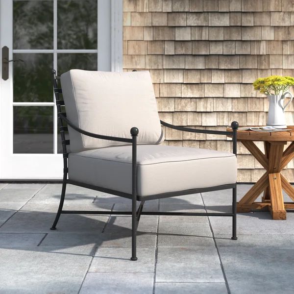 Lucier Patio Chair with Sunbrella Cushions | Wayfair Professional