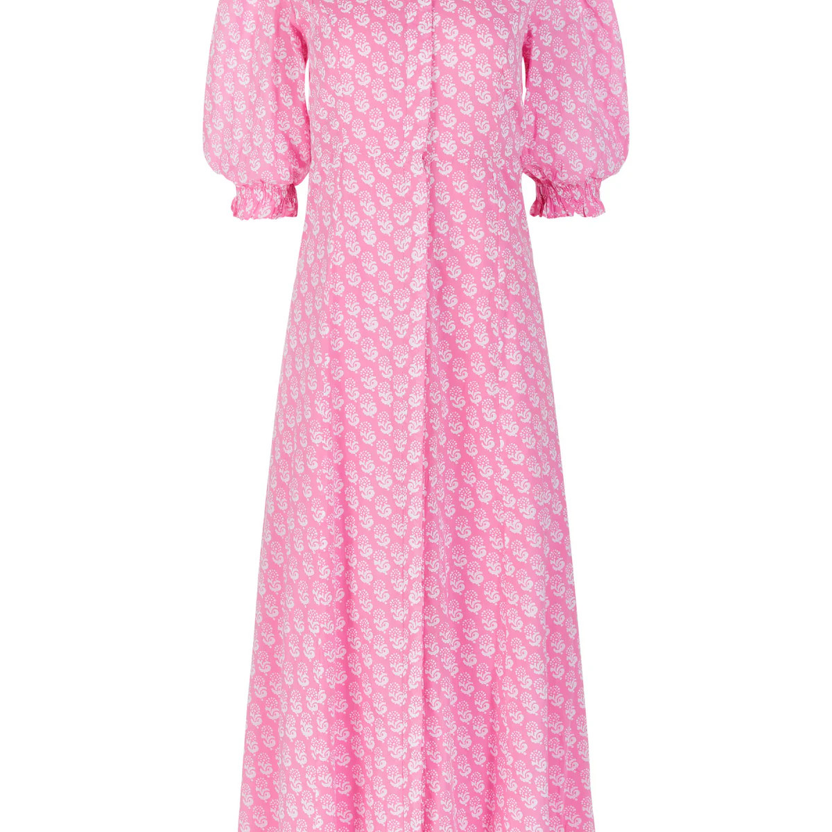 Rosie Shirt Dress, Pink Marigolds | Livro
