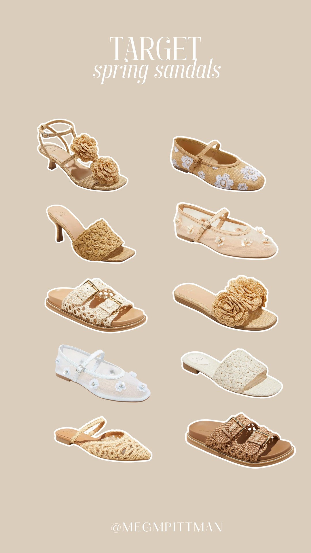 Target spring and summer sandals! It’s target circle week so it’s the perfect time to grab them! 

Target sale 
Target circle 
Target shoes 
Target fashion 
Spring break 

#LTKFindsUnder50 #LTKStyleTip #LTKShoeCrush