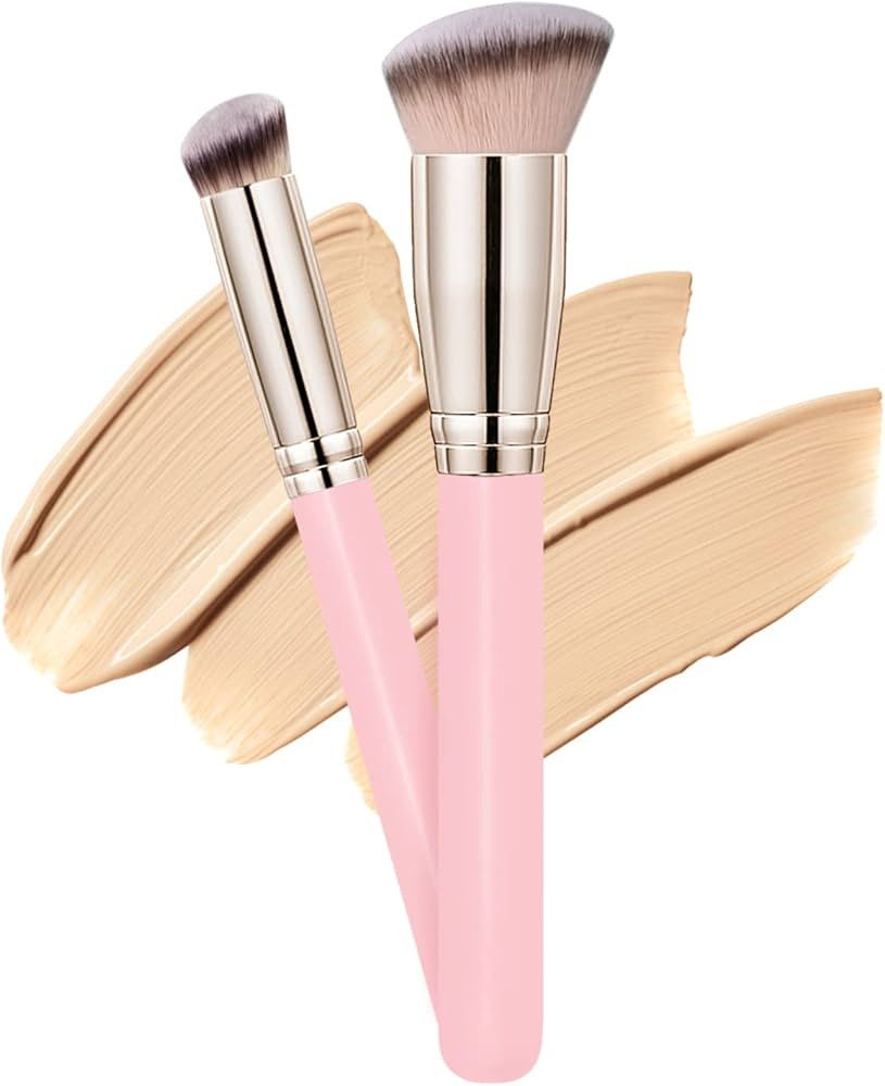Makeup Brushes Dpolla Pro Foundation Brush and Flawless Concealer Brush Perfect for Any Look Prem... | Amazon (US)