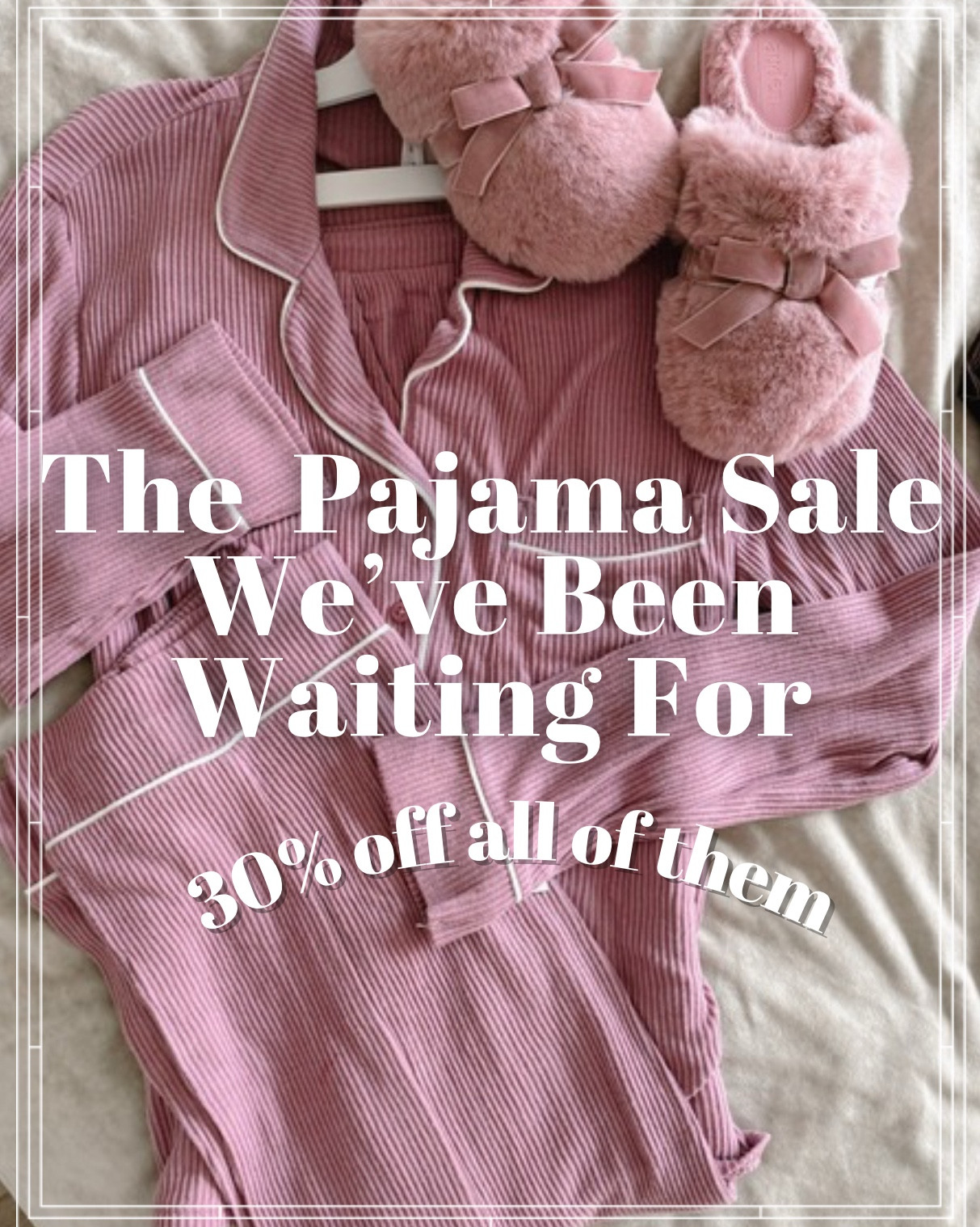 30% OFF all pajamas right now and it’s the perfect time to stock up on cozy sets, holiday pajamas, and family matching PJs 🎁✨
Rounding up my favorite women’s PJs, lounge sets, and Christmas pajama picks that are cute, comfy, and sell out every single year.
Swipe + tap to shop before sizes go! 🤍

Target pajamas sale, Target 40% off PJs, holiday pajamas Target, Christmas pajamas women, matching family Christmas pajamas, cozy Target PJs, affordable loungewear women, Target sleepwear, Target holiday gifts, women’s pajama sets, Target Christmas PJs 2025, cozy lounge sets, soft pajamas women, holiday sleepwear sale, Target fashion finds, winter pajamas women, affordable holiday pajamas, comfy pajama sets Target, family holiday pajamas Target, gift ideas under $30

#ltksale #ltksalealert

Follow my LTK @brittanymaddux on the @shop.LTK app to view this post and get my exclusive app-only content!

#liketkit #LTKHoliday #LTKGiftGuide #LTKSeasonal
@shop.ltk


#LTKHoliday #LTKCyberWeek #LTKGiftGuide