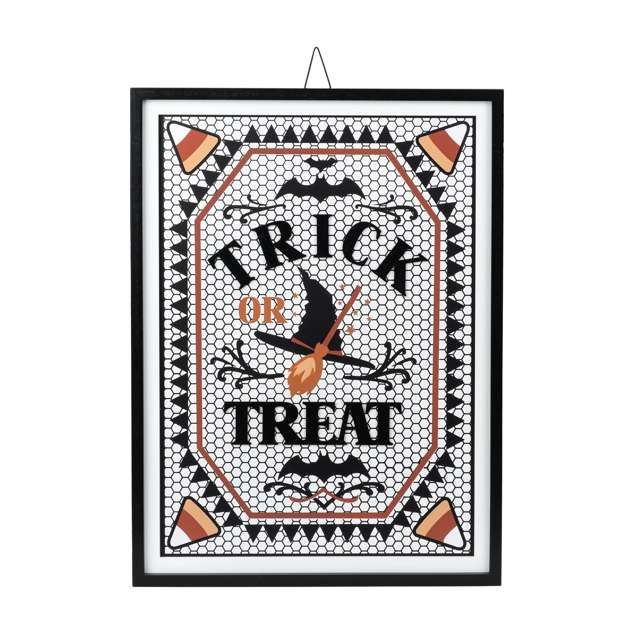 Charming Witch Wall Sign for Indoor Halloween Decoration | Walmart (US)