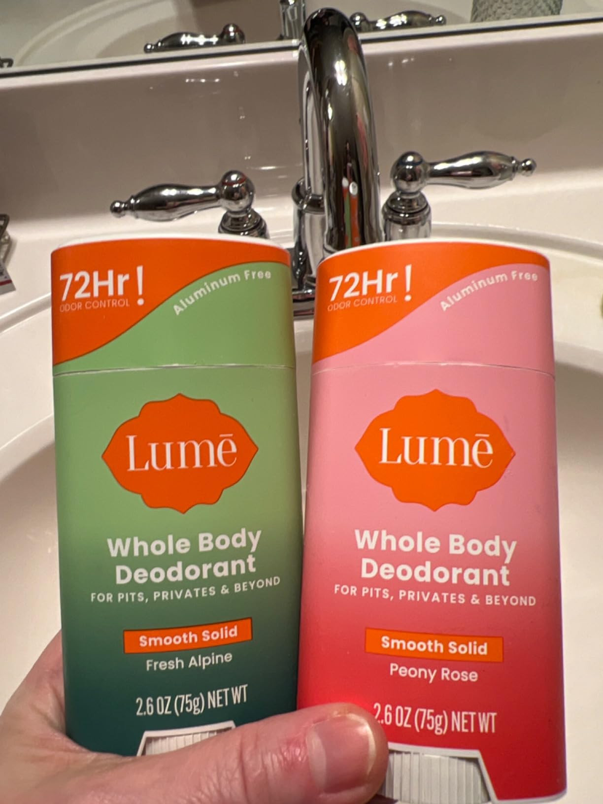 Lume Whole Body Deodorant - Smooth Solid Stick - 72 Hour Odor Control - Aluminum Free, Baking Sod... | Amazon (US)