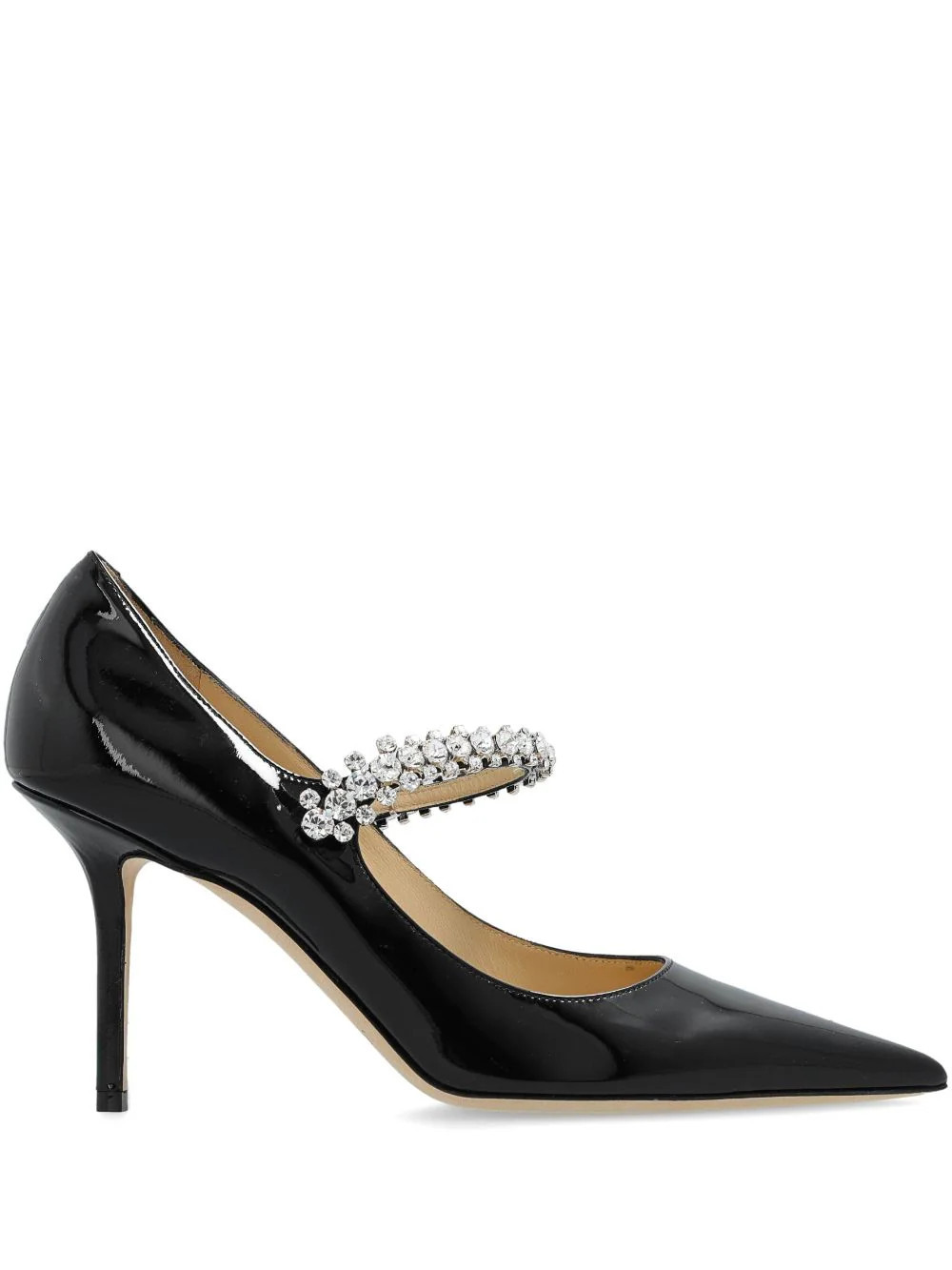 Jimmy Choo 85mm Bing leather pumps - Black | Farfetch Global