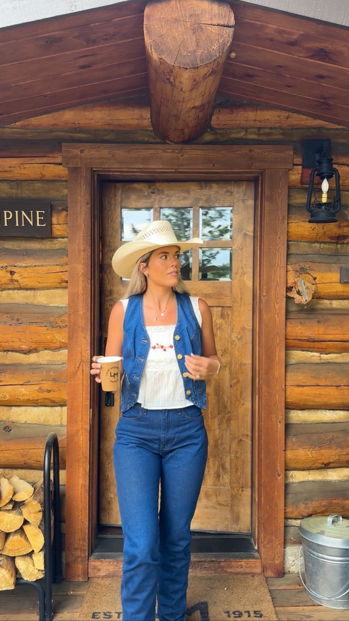 size small in top and denim vest, size 3/36 in riding jeans - be advised the strings on the top are kinda wonky ahah
hat is from prohats (code KIRAPH) 


cowboy outfit 
montana outfit 
western fashion 
cowgirl chic 

#LTKShoeCrush #LTKSummerEdit #LTKFindsUnder50