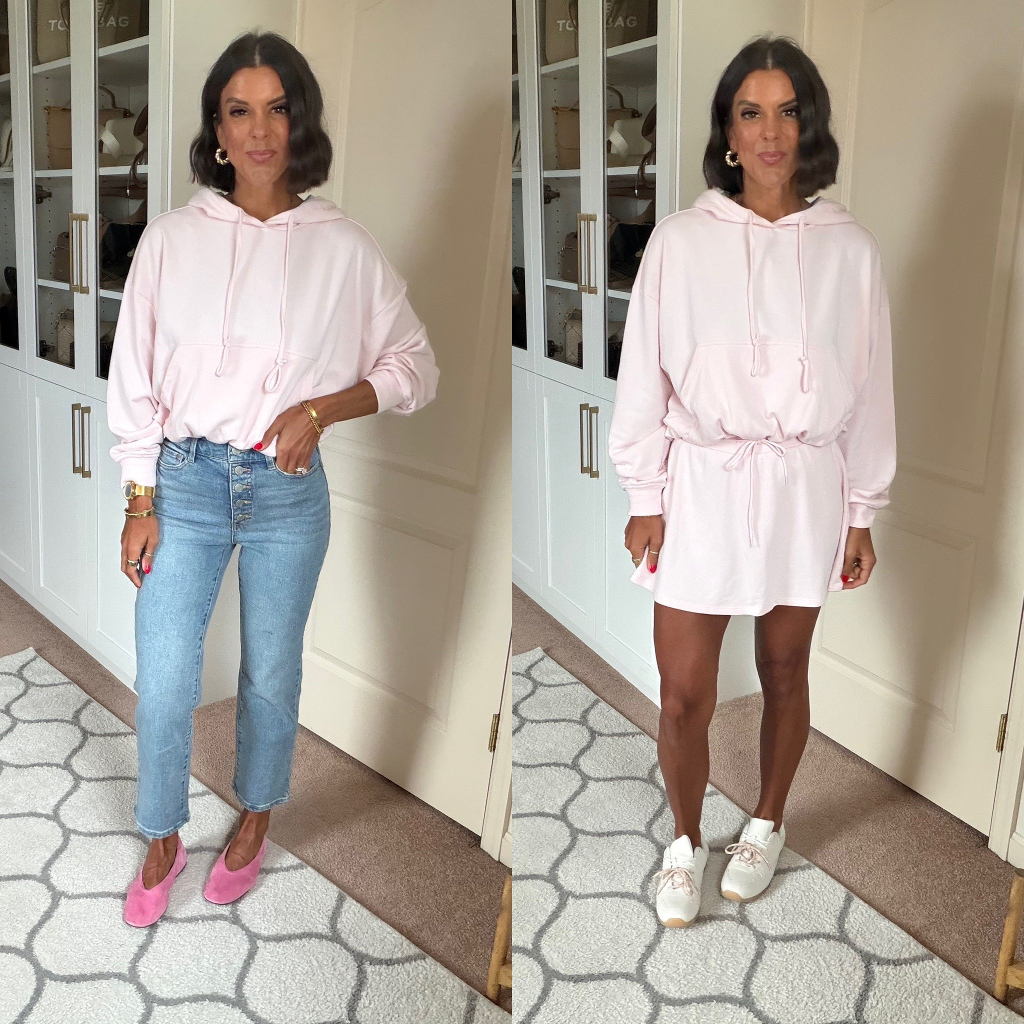 The cutest Walmart set!! Size small in both, jeans fit tts 

#LTKSeasonal #LTKOver40 #LTKmomlife