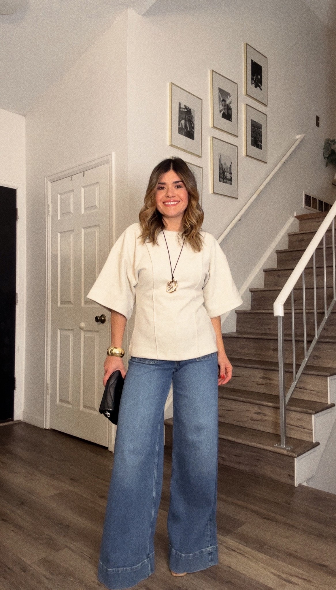 This top is so chic! Love the volume on the sleeves! It’s only $24 and fits tts! 
Top size xs
Jeans size 4

#LTKootd #LTKgrwm #LTKSeasonal