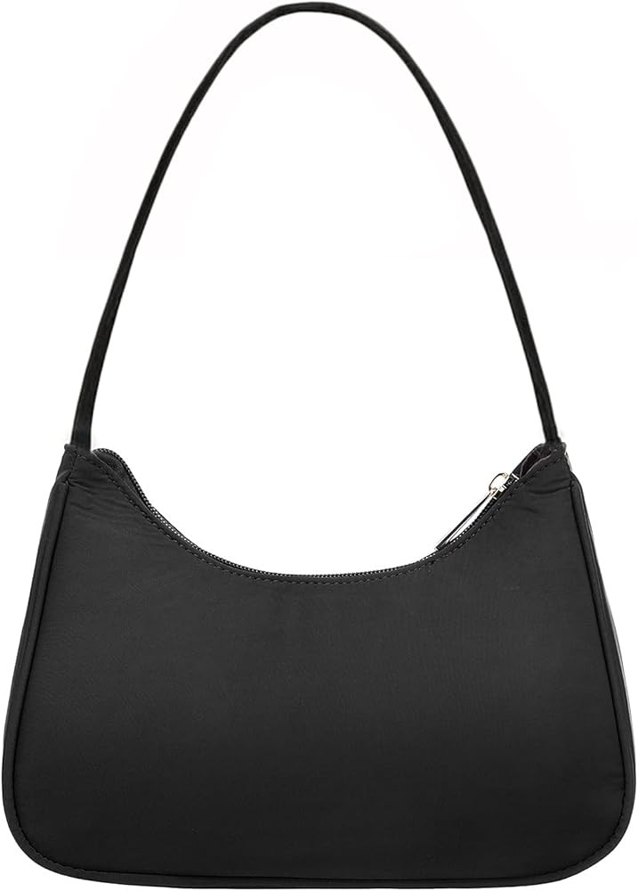 Shoulder Bags for Women, Cute Hobo Tote Handbag Mini Clutch Purse Zipper Closure | Amazon (US)