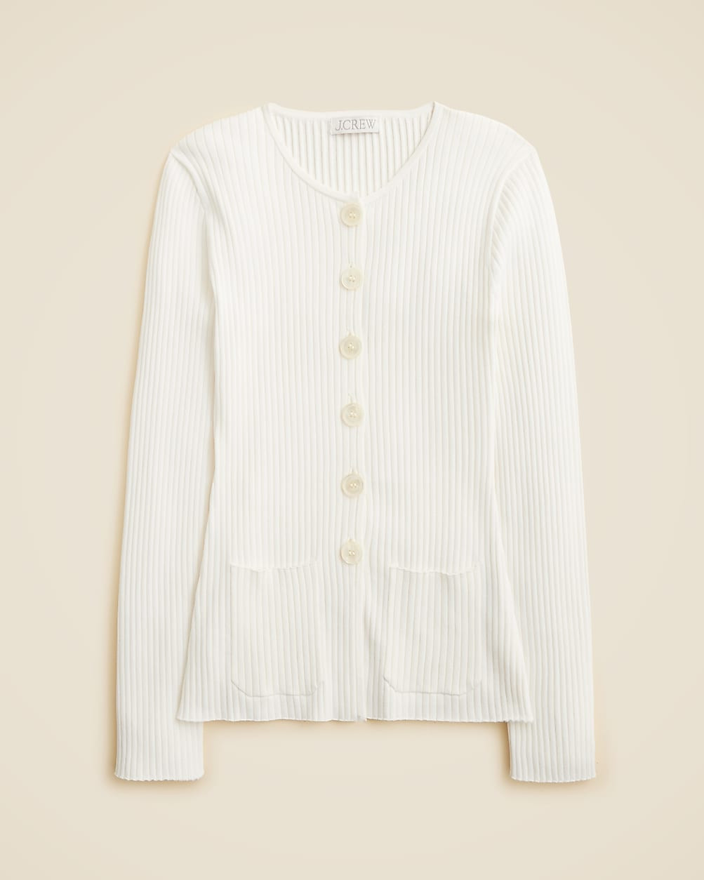 Super-stretch ribbed cardigan | J. Crew US