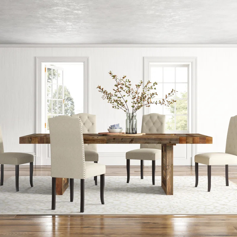 Alfa Solid Wood Dining Table | Wayfair North America