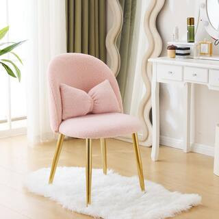 Light Pink Makeup Vanity Seats | The Home Depot