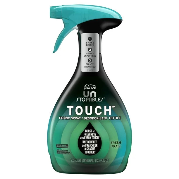 Febreze Unstopables Touch Fabric Spray and Odor Eliminator, Fresh, 27 oz - Walmart.com | Walmart (US)