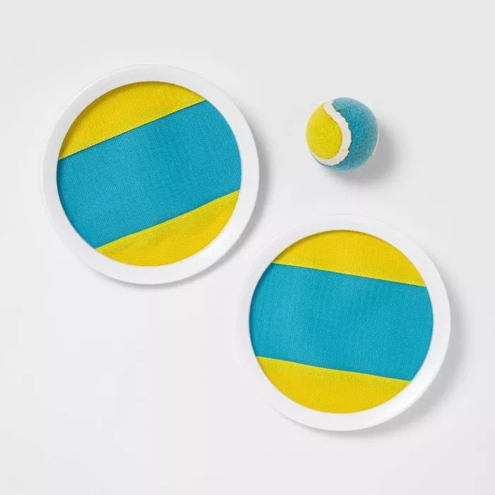 Toss and Catch Game Yellow/Blue - Sun Squad™ | Target