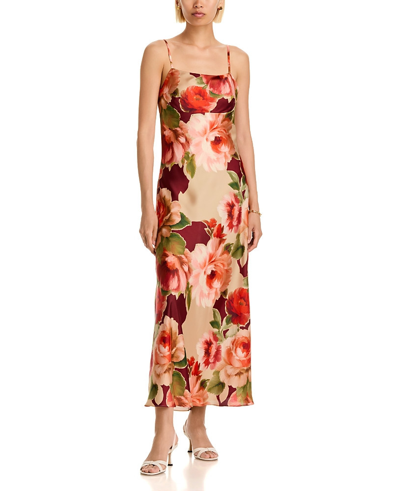 Aqua Printed Satin Cowl Neck Dress - Exclusive | Bloomingdale's (US)