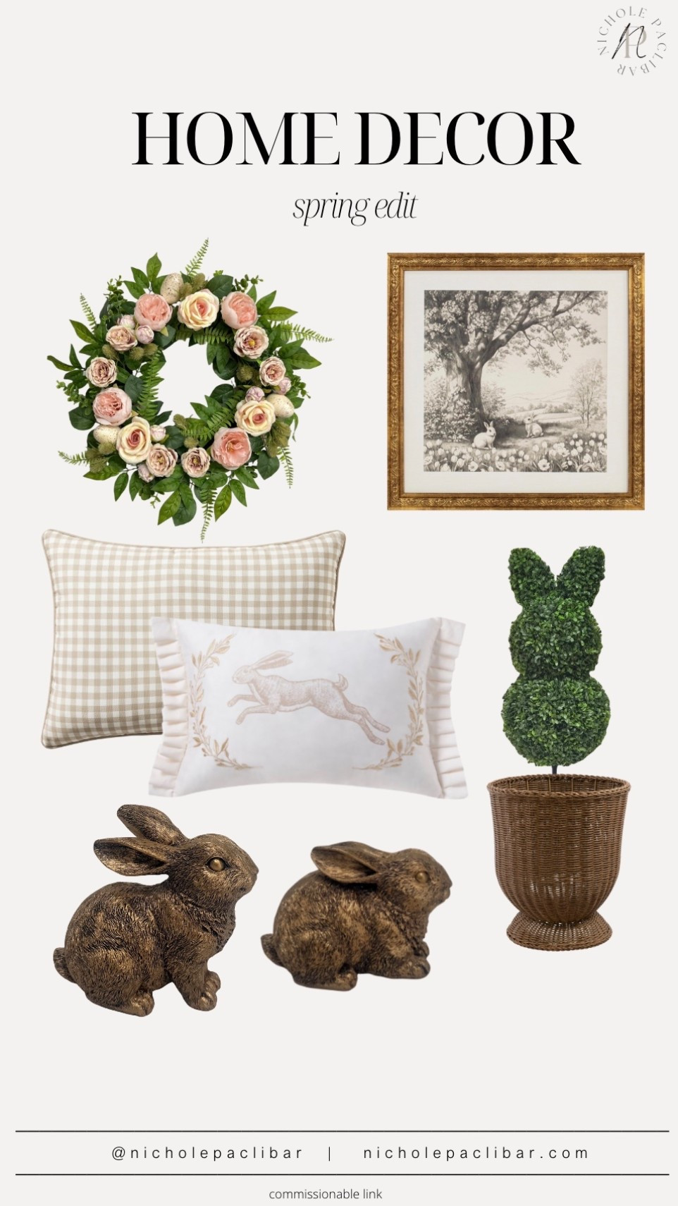 The perfect spring decor that transition into Easter decor! I love the faux boxwood bunnies that would be perfect on a porch or patio!


#LTKSaleAlert #LTKSeasonal #LTKmomlife