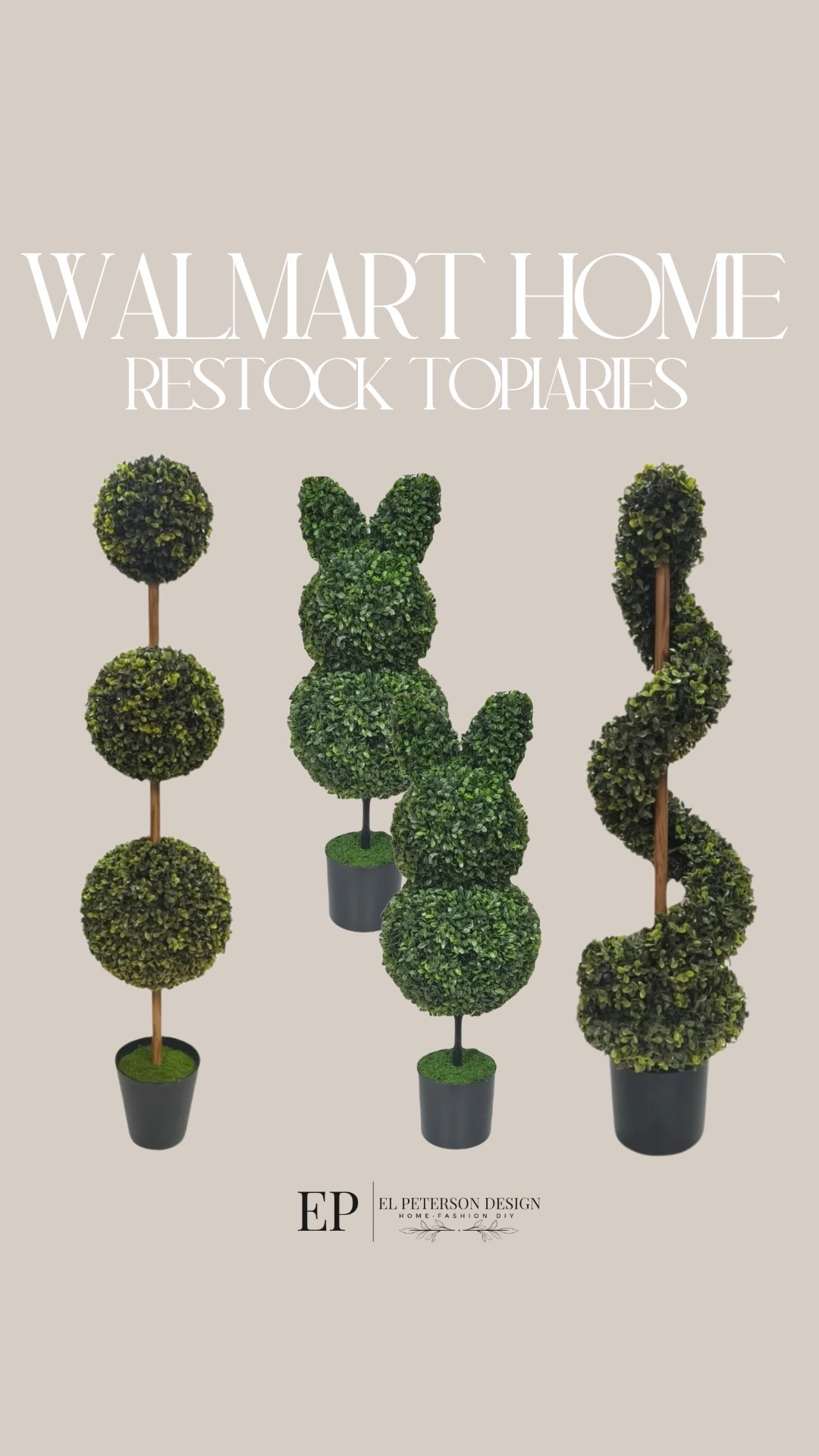 Walmart
Restock Topiaries 

#LTKHome