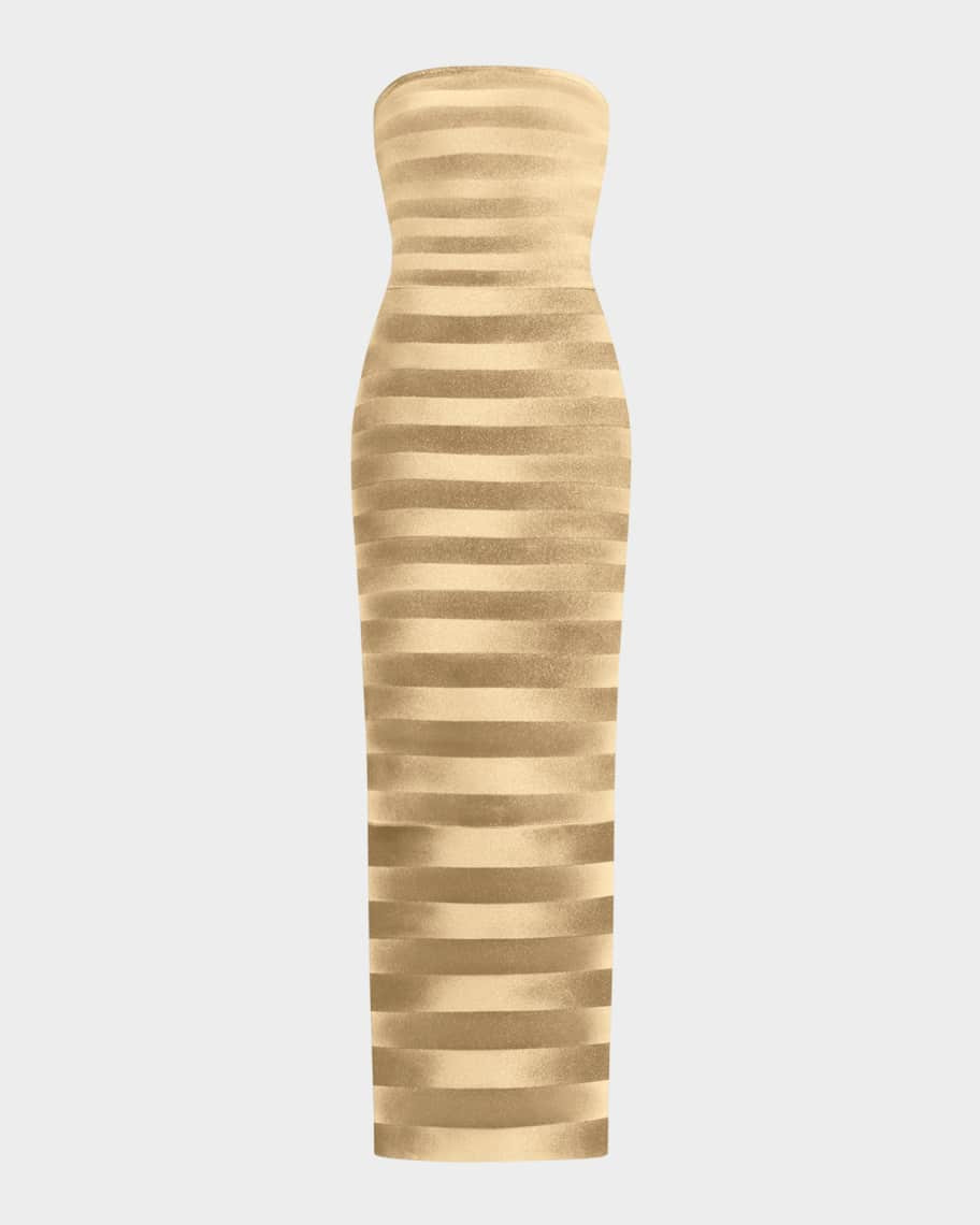 The Nia Strapless Bandage Gown | Neiman Marcus