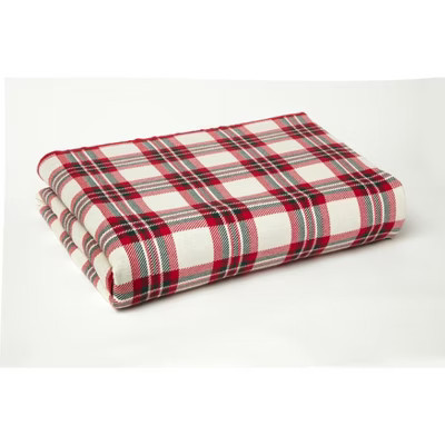 BrylaneHome Holiday Novelty Throw Blanket - Plaid | Target