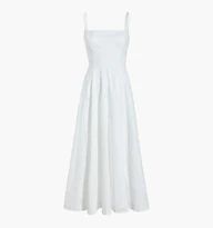 The Margot Dress - White Broderie Anglaise | Hill House Home