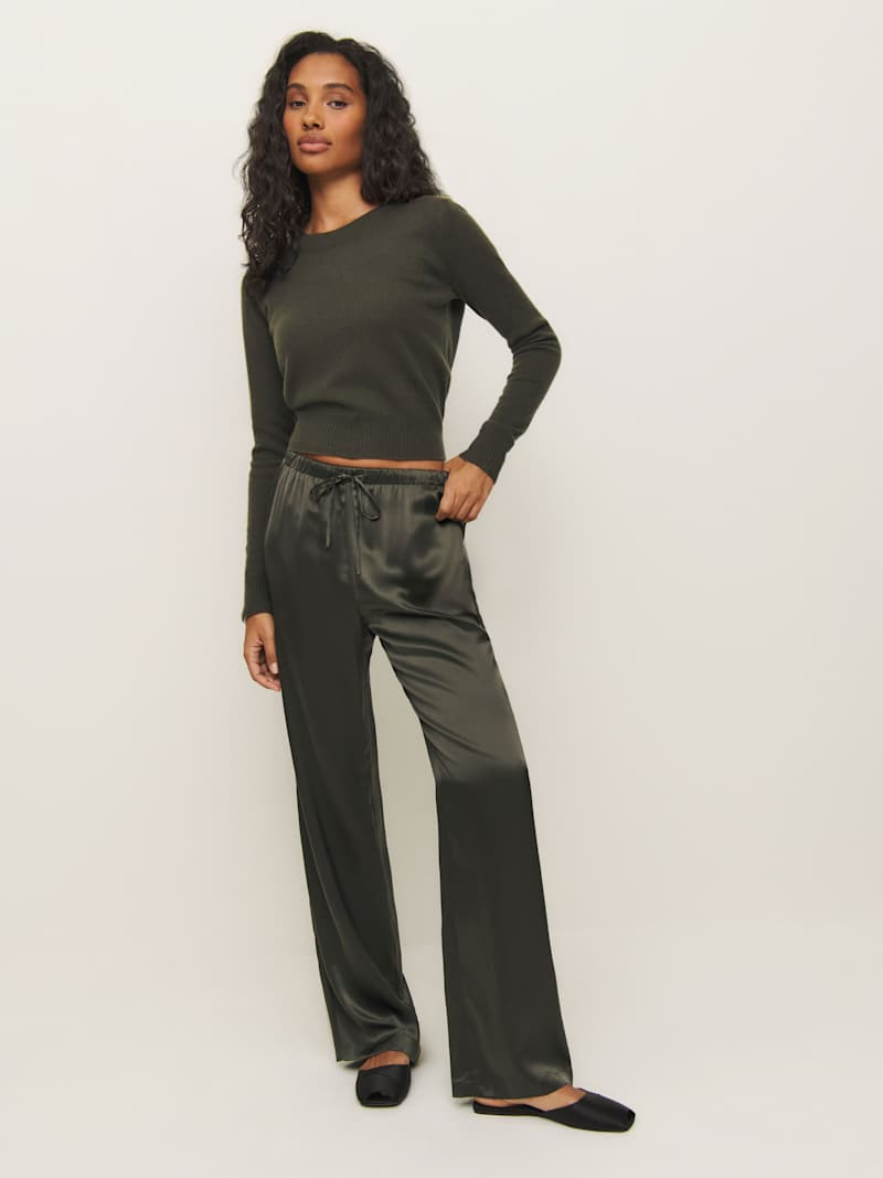 Olina Silk Pant | Reformation (Global)